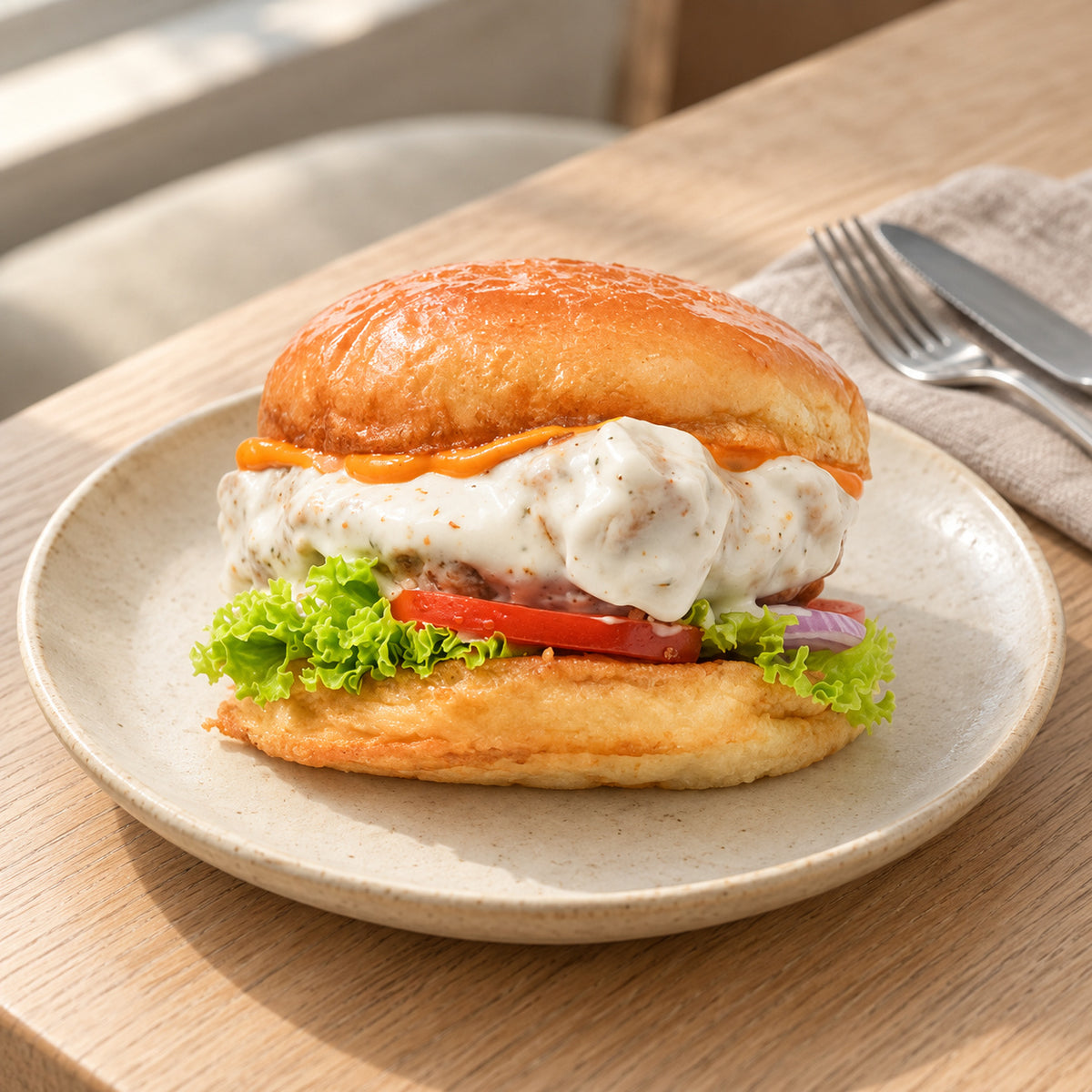 Chicken Melt Burger