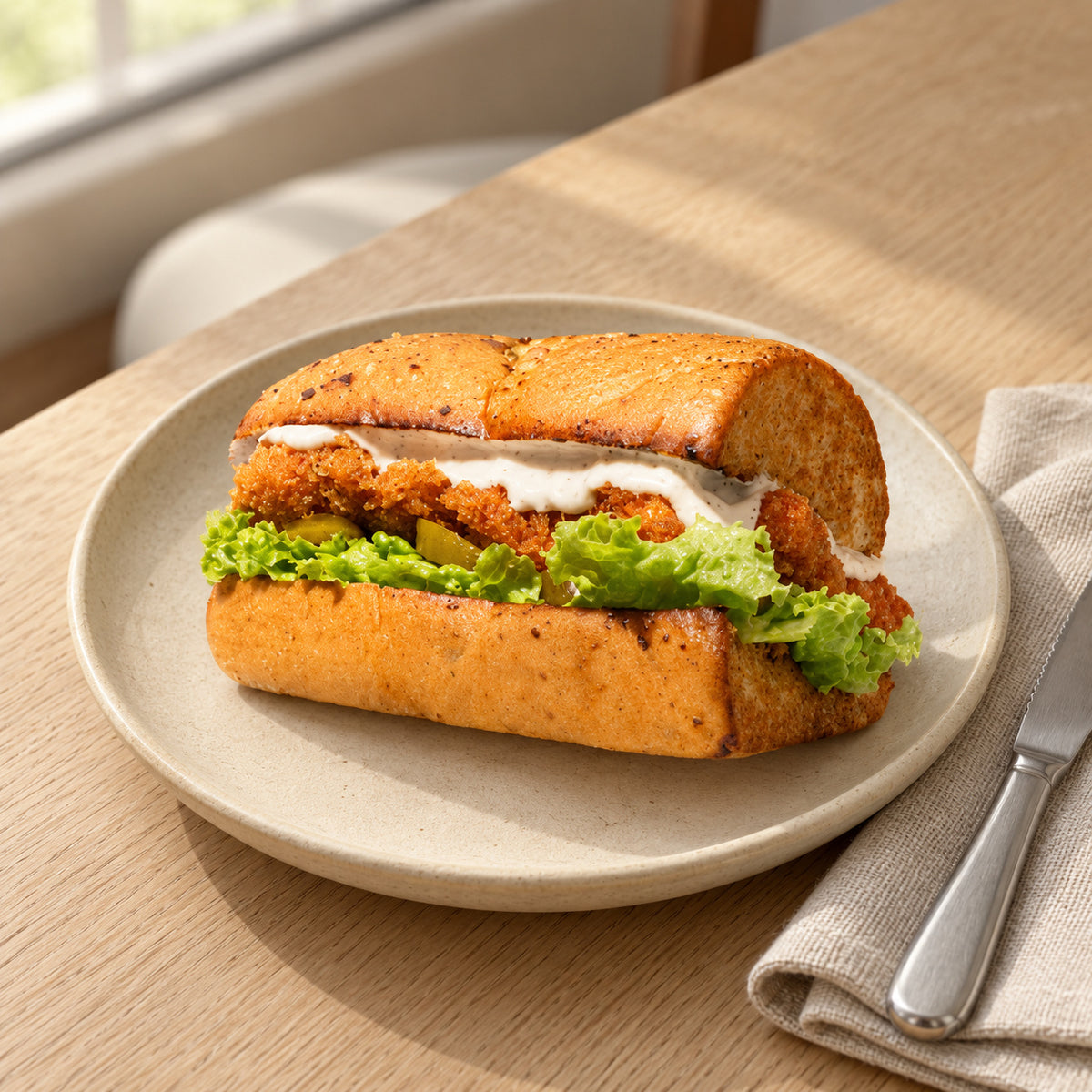 Creamy Route Chicken Sandwich