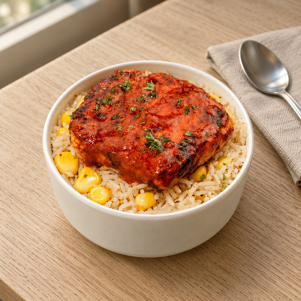 Classic Chicken Steak Rice Bowl