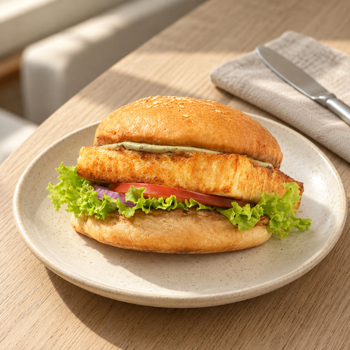 Just Fresh Paneer Burger