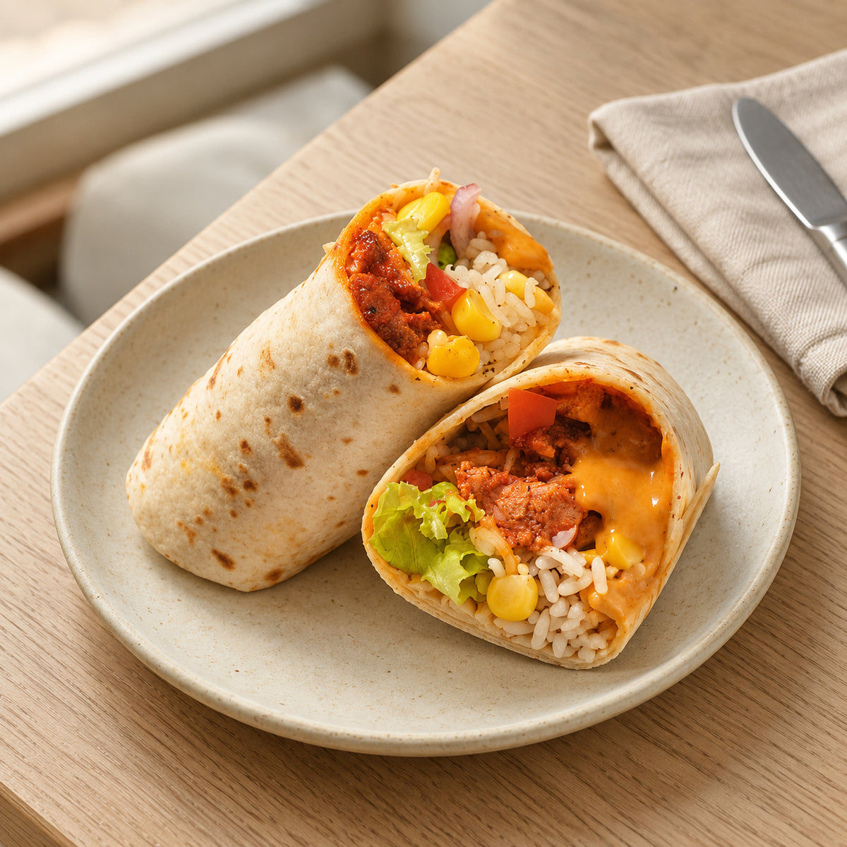 Peri Peri Chicken Steak Burrito